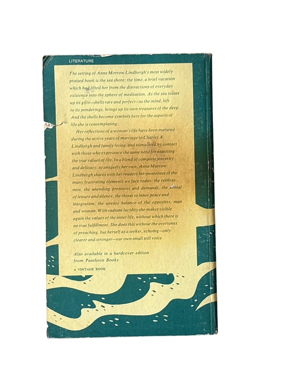 Gift From the Sea Anne Morrow Lindbergh Paperback 1965 Vintage - Picture 2 of 4